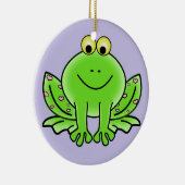 Kikkerkerstversiering Keramisch Ornament (Rechts)