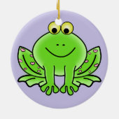 Kikkerkerstversiering Keramisch Ornament (Achterkant)