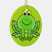 Kikkerkerstversiering Keramisch Ornament (Rechts)