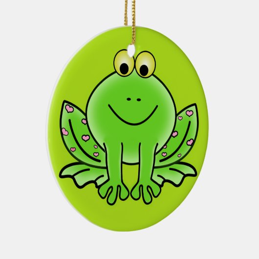 Kikkerkerstversiering Keramisch Ornament (Rechts)