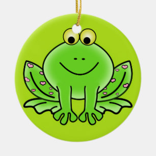 Kikkerkerstversiering Keramisch Ornament