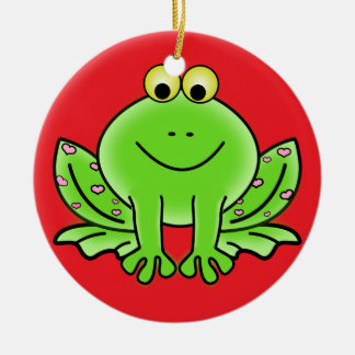 Kikkerkerstversiering Keramisch Ornament