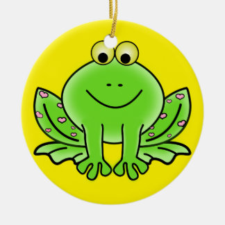 Kikkerkerstversiering Keramisch Ornament