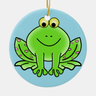 Kikkerkerstversiering Keramisch Ornament