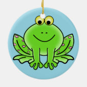 Kikkerkerstversiering Keramisch Ornament (Achterkant)