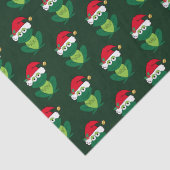 Kikkerkganggroen feestpatroon tissuepapier (Detail)