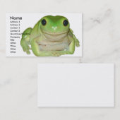 Kikkerkkaart Visitekaartje (Voorkant / Achterkant)