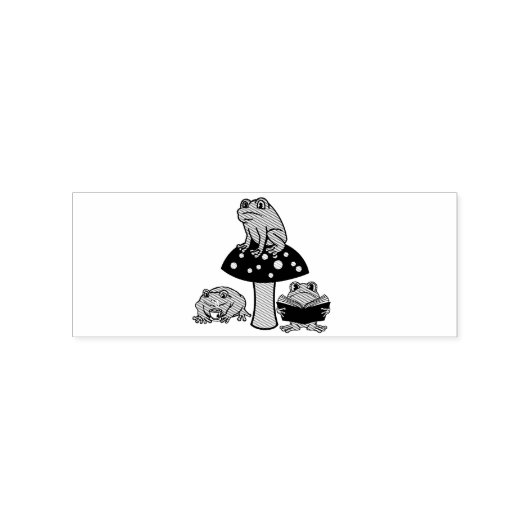 Kikkerkkikkers Thunder_Cove Rubberstempel (Afrduk)