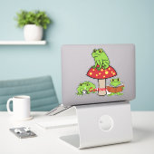 Kikkerkkikkers Thunder_Cove Sticker (Laptop op bureau)