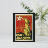  kikkerkoffie-advertentiekaart briefkaart (Staand voorkant)