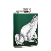 Kikkerkolf, speciaal voor kikkerbilletjes ontworpe heupfles (Rechts)