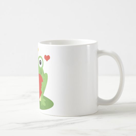 Kikkerkoning met hart koffiemok (Rechts)