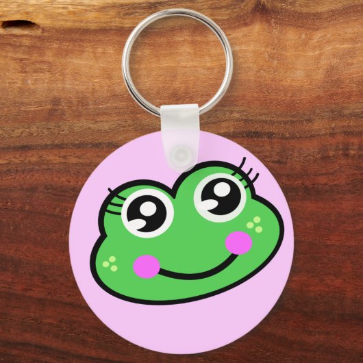 kikkerkop sleutelhanger (Voorkant)
