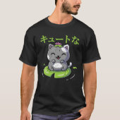 Kikkerkostuum - Cute Kawaii Anime Cat - Japans die T-shirt (Voorkant)