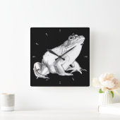 Kikkerkuiken (kikkerkuiken), kikkerklokken en deco vierkante klok (Huis)