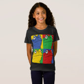 Kikkerkunst in de pop - amfibisch | Cute gift T-shirt (Voorkant volledig)