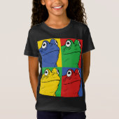 Kikkerkunst in de pop - amfibisch | Cute gift T-shirt (Voorkant)