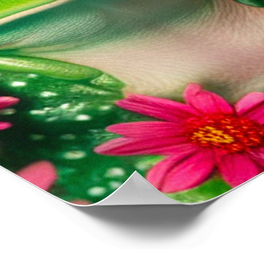 Kikkerkunst Poster (Hoek)