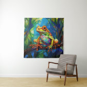 Kikkerkunst wandtapijt wandkleed (In situ)