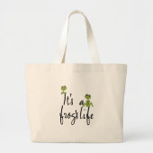 Kikkerleven  grote tote bag (Voorkant)