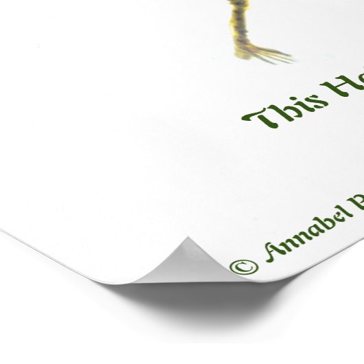 Kikkerluis, danskunst poster (Hoek)