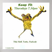 Kikkerluis, danskunst poster (Voorkant)