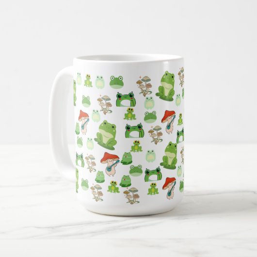 Kikkerminnaar mok cadeau, Kikkikker Mok, Kikkistje (Voorkant links)