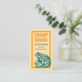 Kikkermoeras Life Unique Natuur Lover Visitekaartje (Staand voorkant)