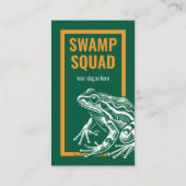 Kikkermoeras Life Unique Natuur Lover Visitekaartje (Achterkant)