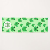 Kikkermonogram omkeerbaar yogamat (Voorkant (horizontaal))