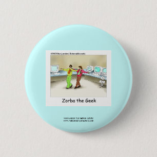 Kikkermoordpolitie Cartoon Op Grappige Knop Ronde Button 5,7 Cm