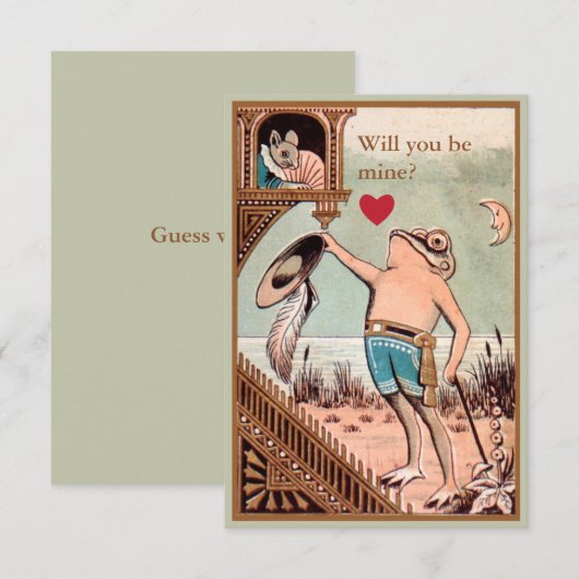  kikkermuiskaart kaart (Voorkant / Achterkant)