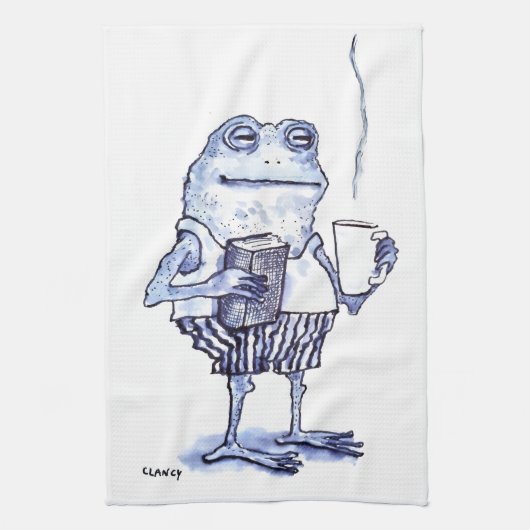 Kikkerochtenden Theedoek (Verticaal)