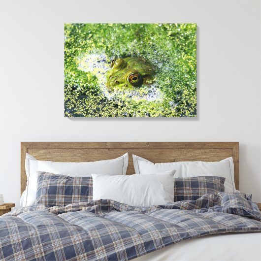 Kikkerogen Canvas Afdruk (Insitu (Slaapkamer))