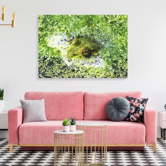 Kikkerogen Canvas Afdruk (Insitu (Woonkamer))