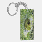 Kikkerogen in een hond sleutelhanger (Voorkant Links)