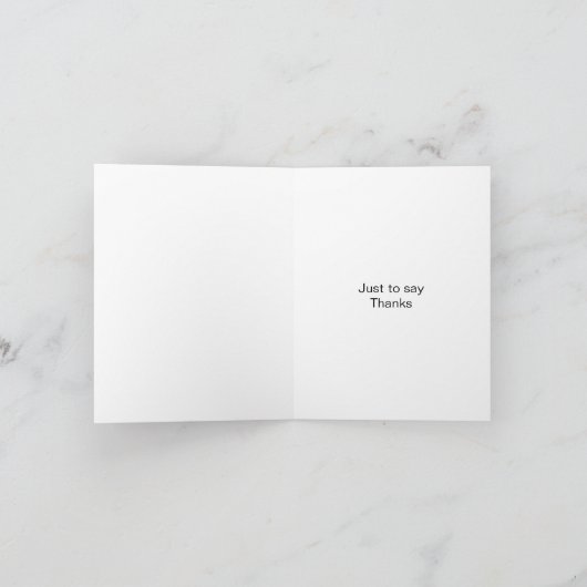 Kikkerontwerp bedankje kaart (Binnen)