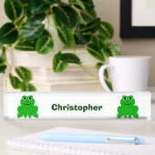 Kikkerontwerp Naambordje