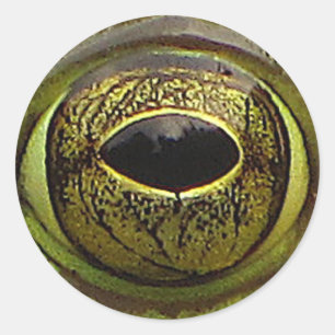 Kikkeroog Ronde Sticker