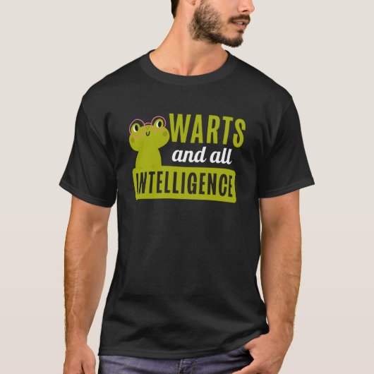Kikkerpad Wratten en alle intelligentie T-shirt (Voorkant)