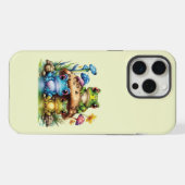 Kikkerpaddenstoel en kikker iPhone hoesje (Achterkant horizontaal)