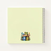 Kikkerpaddenstoel en kikker notitieboek (Achterkant)