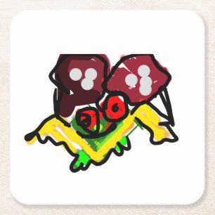 Kikkerpaddenstoelen Kartonnen Onderzetters