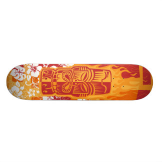 Kikkerpakket met vlammen skateboard