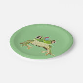 Kikkerpapier borden papieren bordje (Gekanteld)