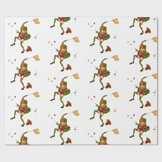 kikkerpapier cadeaupapier (Vlak)