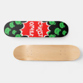 Kikkerpatroon Comic custom name skateboard (Horizontaal)