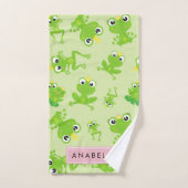 Kikkerpatroon, Groene kikkers, Kikkerprins, Jouw n Bad Handdoek (Handdoek)