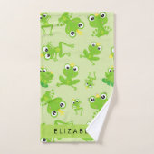 Kikkerpatroon, Groene kikkers, Kikkerprins, Jouw n Bad Handdoek (Handdoek)