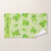 Kikkerpatroon, Groene kikkers, Kikkerprins, Jouw n Bad Handdoek (Handdoek)